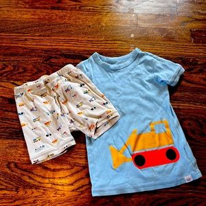 Super cute boys’ truck pajamas, size 4T